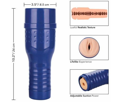 PRIVATE Julia de Lucia Anatomical Tube Intimate Machine, Body-Safe, 16 cm