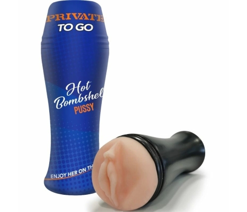 PRIVATE Hot Bombshell To Go Compact Intimate Machine, Discreet Travel Size