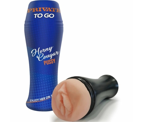 PRIVATE Horny Cougar To Go Compact Intimate Device, Travel Size
