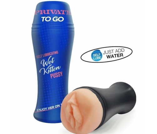 PRIVATE Wet Kitten Self-Lube To Go Compact Intimate Device Travel Size