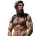 Fetish Submissive Attitude Men's Brigade Eco-Leather Adjustable Chest Harness