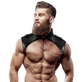 Fetish Submissive Attitude Men's Brigade Eco-Leather Adjustable Chest Harness