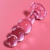 Ibiza Nebula Series Model 1 Intimate Glass Plug Pink 10.5cm Borosilicate