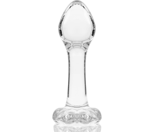 Ibiza Nebula Series Model 2 Intimate Plug Borosilicate Glass Clear 11cm