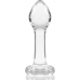 Ibiza Nebula Series Model 2 Intimate Plug Borosilicate Glass Clear 11cm