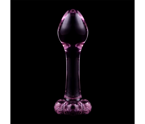 Ibiza Nebula Series Model 2 Intimate Plug Borosilicate Glass Pink 11cm