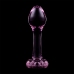 Ibiza Nebula Series Model 2 Intimate Plug Borosilicate Glass Pink 11cm