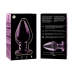 NEBULA SERIES BY IBIZA - MODELO 3 PLUG CRISTAL ROSA 11 CM -O- 5 CM