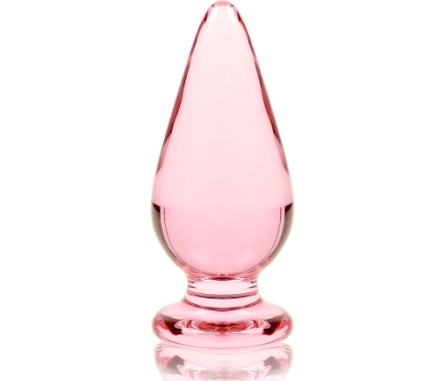 Ibiza Nebula Series Model 4 Glass Intimate Plug Pink 11cm O5cm