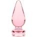 Ibiza Nebula Series Model 4 Glass Intimate Plug Pink 11cm O5cm