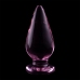 Ibiza Nebula Series Model 4 Glass Intimate Plug Pink 11cm O5cm