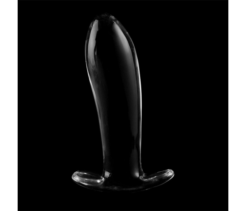 Ibiza Nebula Series Model 5 Glass Intimate Plug Clear 12.5cm O3.5cm