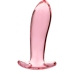 Ibiza Nebula Series Model 5 Pink Glass Intimate Plug 12.5 cm x 3.5 cm