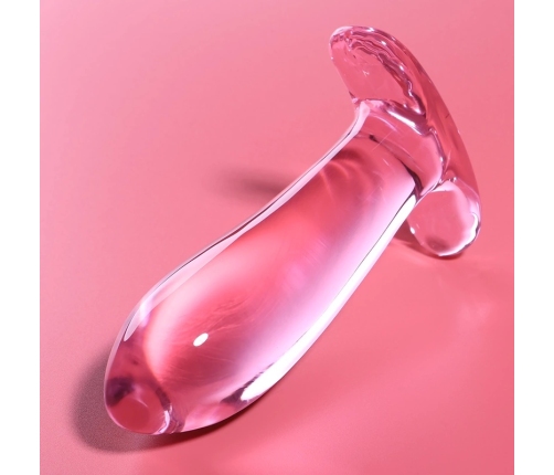 Ibiza Nebula Series Model 5 Pink Glass Intimate Plug 12.5 cm x 3.5 cm