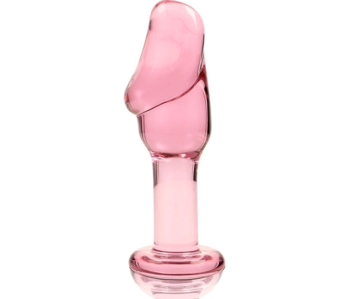 Ibiza Nebula Series Model 6 Intimate Glass Plug Pink 12.5 cm Borosilicate