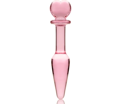 Ibiza Nebula Series Model 7 Intimate Plug Borosilicate Glass Pink 13.5cm