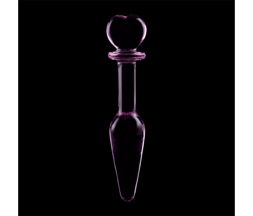 Ibiza Nebula Series Model 7 Intimate Plug Borosilicate Glass Pink 13.5cm