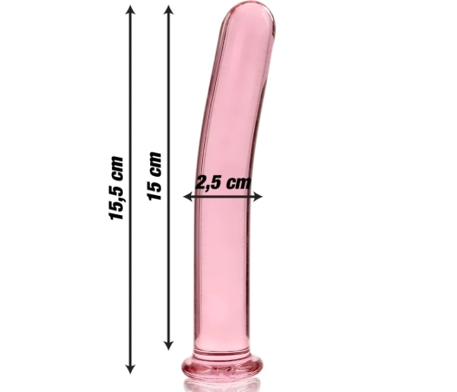 Ibiza Nebula Series Model 9 Intimate Glass Device Pink 15.5cm