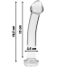 Ibiza Nebula Series Model 11 Glass Intimate Device Clear 16cm x 3cm