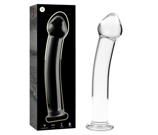 Ibiza Nebula Series Model 11 Glass Intimate Device Clear 16cm x 3cm