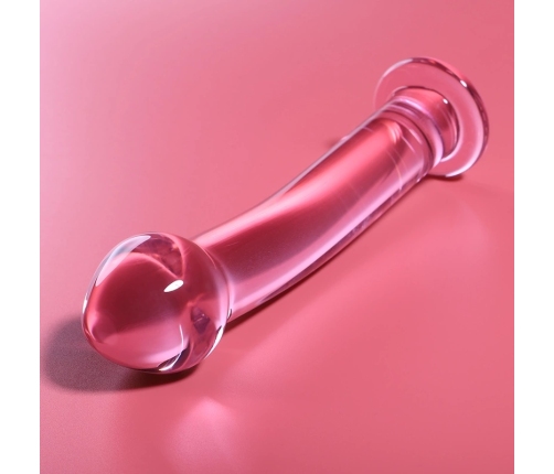 Ibiza Nebula Series Model 11 Glass Intimate Device Pink 16cm O3cm