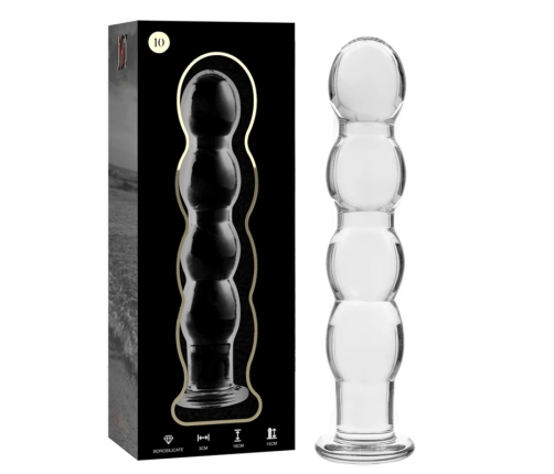 Ibiza Nebula Series Model 10 Glass Intimate Device Clear 16.5 cm