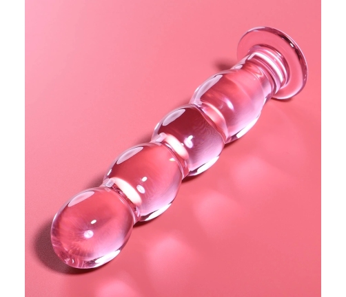 Ibiza Nebula Series Model 10 Intimate Glass Accessory Pink 16.5cm