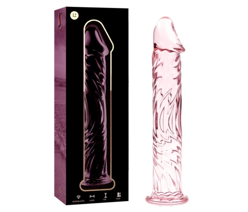 IBIZA Nebula Series Model 12 Intimate Glass Device Pink 17cm O3.5cm