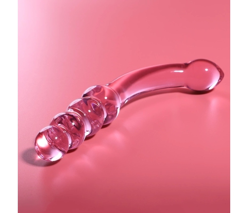Ibiza Nebula Series Model 14 Glass Intimate Device Pink 18.5cm