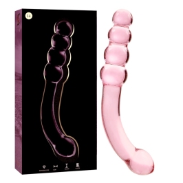 Ibiza Nebula Series Model 14 Glass Intimate Device Pink 18.5cm