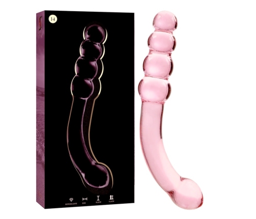 Ibiza Nebula Series Model 14 Glass Intimate Device Pink 18.5cm