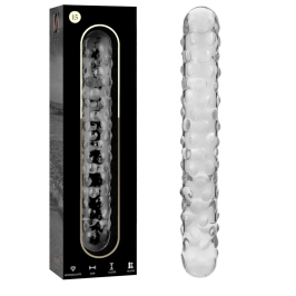 Ibiza Nebula Series Model 15 Glass Intimate Device Clear 18.5cm