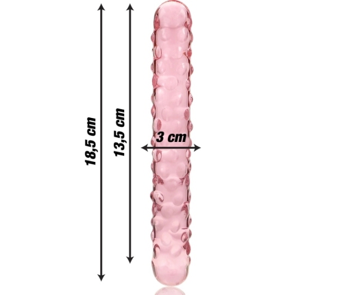 Ibiza Nebula Series Model 15 Borosilicate Glass Intimate Device Pink 18.5cm