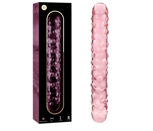 Ibiza Nebula Series Model 15 Borosilicate Glass Intimate Device Pink 18.5cm