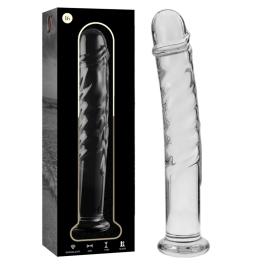 Ibiza Nebula Series Model 16 Glass Intimate Device 18.5cm Transparent