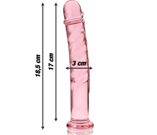 Ibiza Nebula Series Model 16 Glass Intimate Device Pink 18.5cm O3cm