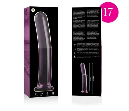 Ibiza Nebula Series Model 17 Glass Intimate Device Pink 18.5cm O3cm