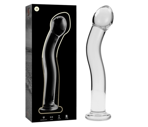 Ibiza Nebula Series Model 18 Intimate Glass Device Clear 18.5cm