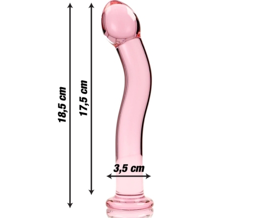 Ibiza Nebula Series Model 18 Glass Intimate Device Pink 18.5cm