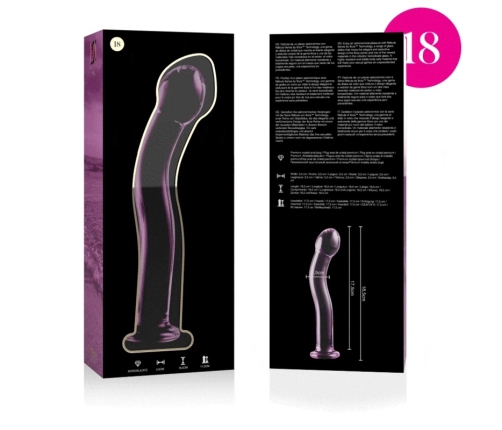 Ibiza Nebula Series Model 18 Glass Intimate Device Pink 18.5cm