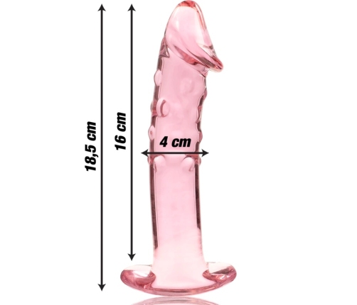 Ibiza Nebula Series Model 19 Intimate Glass Machine Pink 18.5cm