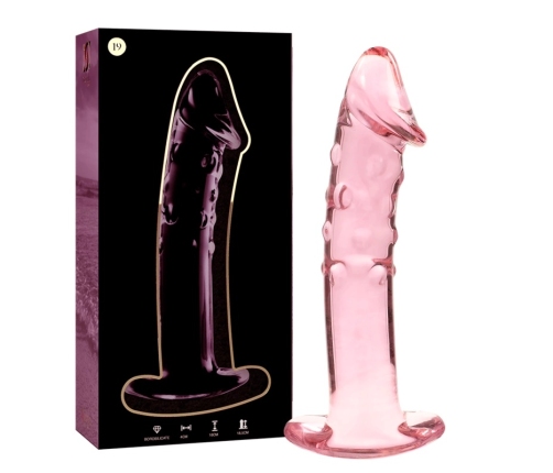 Ibiza Nebula Series Model 19 Intimate Glass Machine Pink 18.5cm