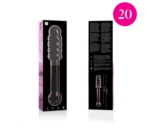 Ibiza Nebula Series Model 20 Glass Intimate Device Pink 20.5cm