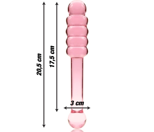 Ibiza Nebula Series Model 20 Glass Intimate Device Pink 20.5cm