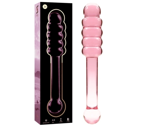 Ibiza Nebula Series Model 20 Glass Intimate Device Pink 20.5cm