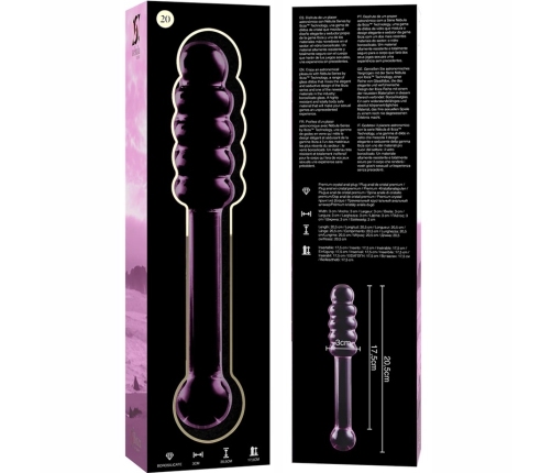 Ibiza Nebula Series Model 20 Glass Intimate Device Pink 20.5cm