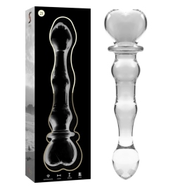Ibiza Nebula Series Model 21 Glass Intimate Device Clear 20.5cm