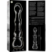 Ibiza Nebula Series Model 21 Glass Intimate Device Clear 20.5cm
