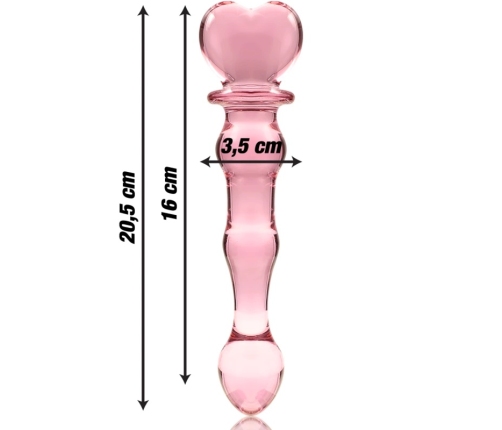 Ibiza Nebula Series Model 21 Glass Intimate Device Pink 20.5cm