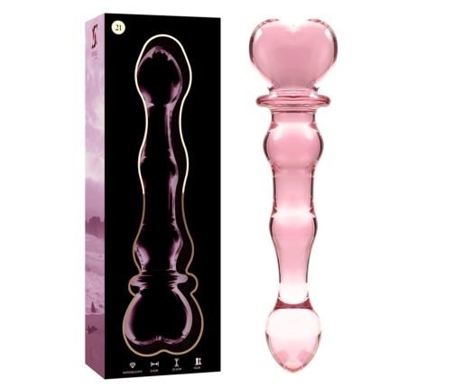 Ibiza Nebula Series Model 21 Glass Intimate Device Pink 20.5cm